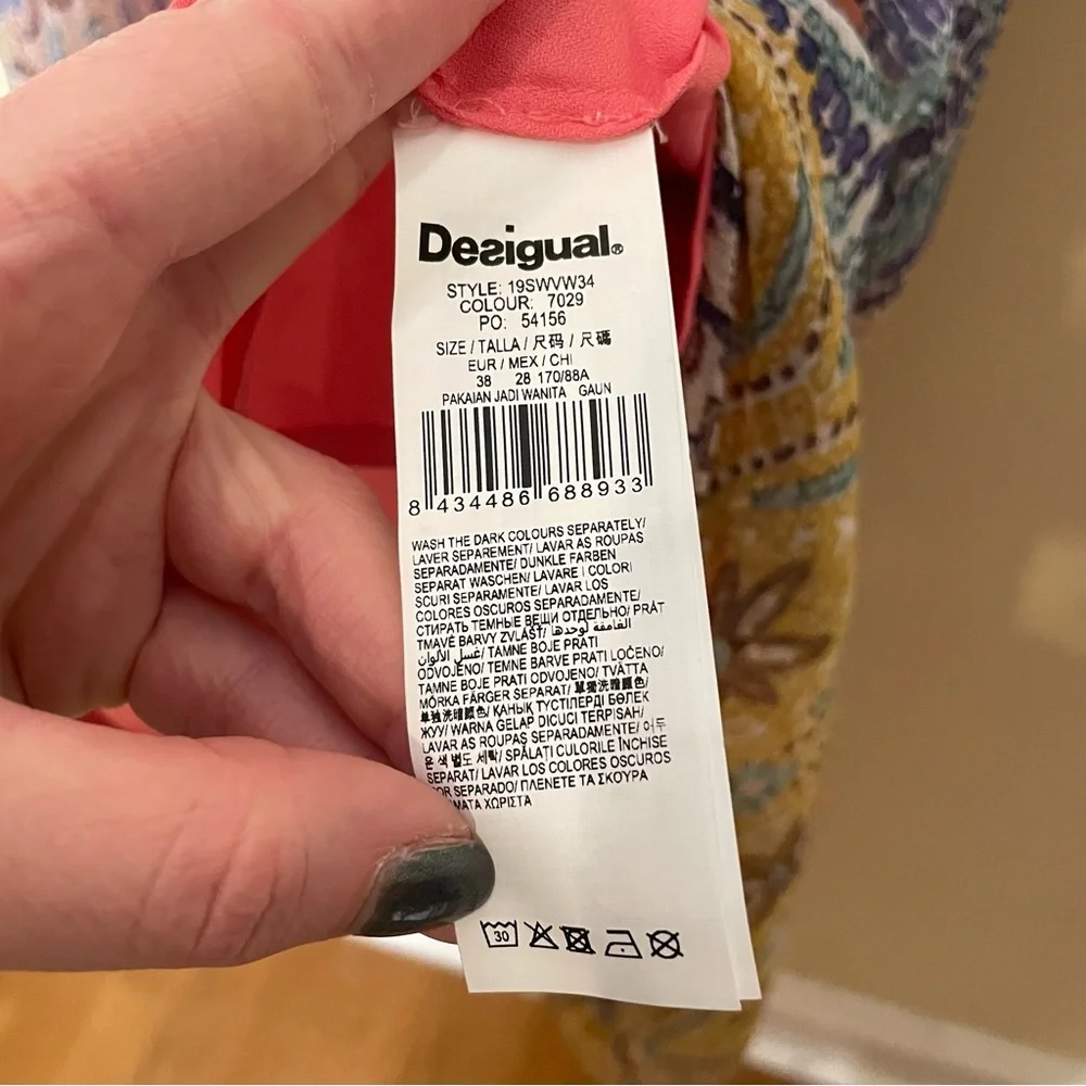 Desigual Nana Multicolor Midi Dress - Picture 8 of 15
